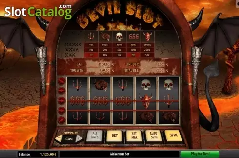 Οθόνη3. Devil Slot Κουλοχέρης