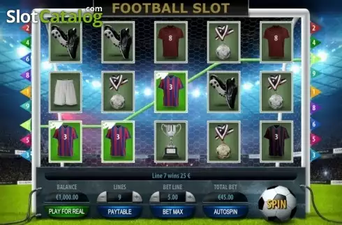 Οθόνη3. Football Slot Κουλοχέρης