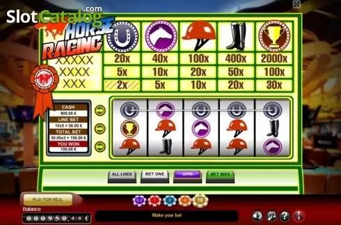 Οθόνη3. Horse Racing (GameScale) Κουλοχέρης 
