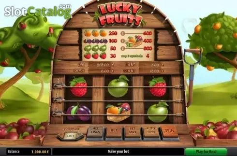 Οθόνη2. Lucky Fruits (GameScale) Κουλοχέρης