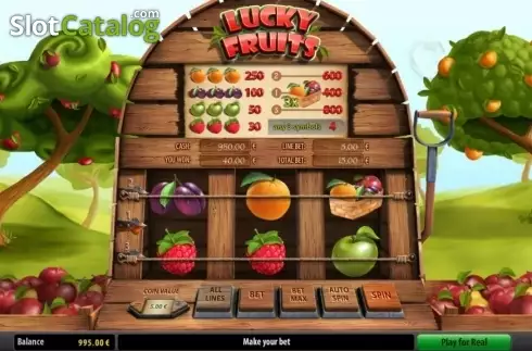 Οθόνη3. Lucky Fruits (GameScale) Κουλοχέρης