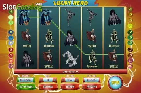 Οθόνη3. Lucky Hero Κουλοχέρης