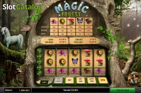 Οθόνη3. Magic Forest (GameScale) Κουλοχέρης 