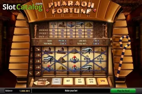 Οθόνη2. Pharaoh Fortune (GameScale) Κουλοχέρης 