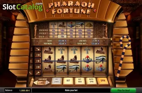Οθόνη3. Pharaoh Fortune (GameScale) Κουλοχέρης 