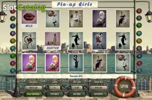Οθόνη3. Pin Up Girls (GameScale) Κουλοχέρης 