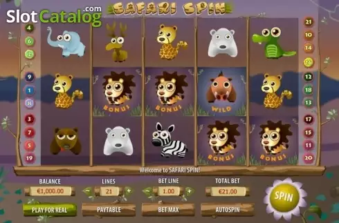 Οθόνη2. Safari Spin Κουλοχέρης 