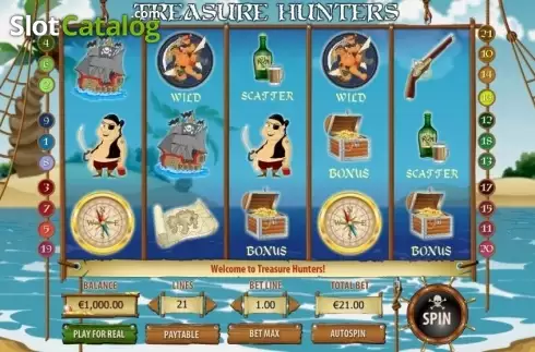 Οθόνη2. Treasure Hunters (GameScale) Κουλοχέρης
