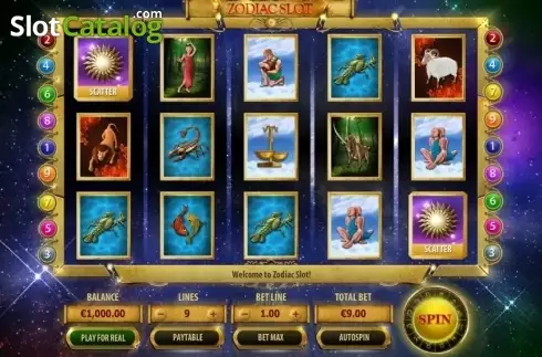 Οθόνη2. Zodiac Slot Κουλοχέρης