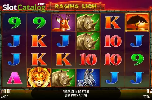 Οθόνη2. Raging Lion Κουλοχέρης