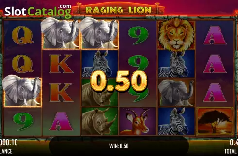 Οθόνη3. Raging Lion Κουλοχέρης