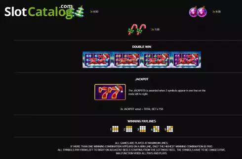 Οθόνη6. Fortune Three Xmas Κουλοχέρης