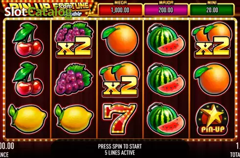 Οθόνη2. Pin-Up Fortune Double Κουλοχέρης