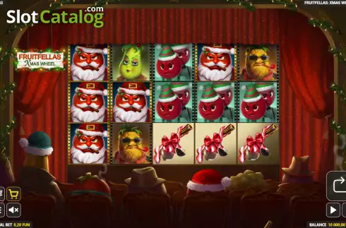 Οθόνη2. Fruitfellas Xmas Wheel Κουλοχέρης