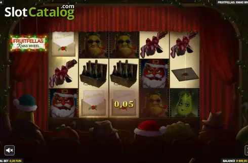 Οθόνη3. Fruitfellas Xmas Wheel Κουλοχέρης