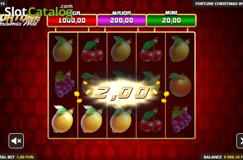 Οθόνη3. Fortune Christmas Wild Κουλοχέρης