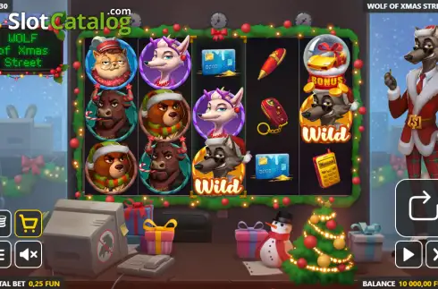 Οθόνη2. Wolf of Xmas Street Κουλοχέρης