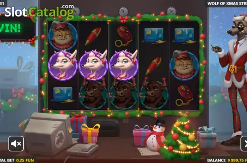 Οθόνη3. Wolf of Xmas Street Κουλοχέρης