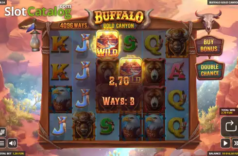 Οθόνη5. Buffalo Gold Canyon Κουλοχέρης