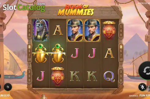 Οθόνη3. Book of Mummies Κουλοχέρης