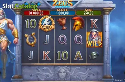 Οθόνη2. Zeus: Divine Riches Κουλοχέρης 