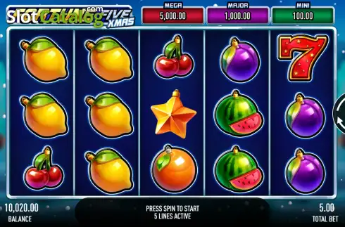 Οθόνη2. Fortune Five Xmas Κουλοχέρης
