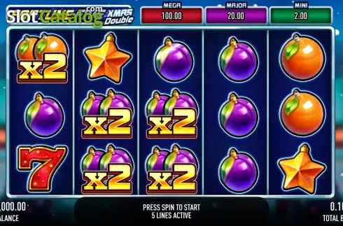 Οθόνη2. Fortune Five Xmas Double Κουλοχέρης