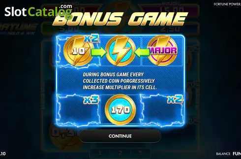 Οθόνη3. Fortune Power Hold & Win Κουλοχέρης