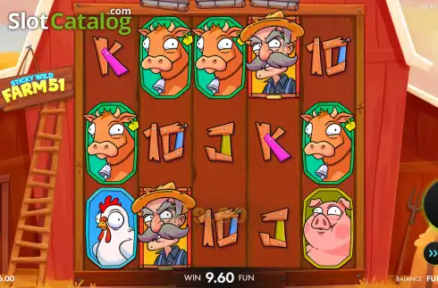 Οθόνη3. Sticky Wild Farm 51 Κουλοχέρης