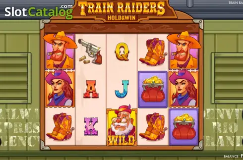 Οθόνη2. Train Raiders: Hold & Win Κουλοχέρης