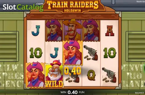 Οθόνη3. Train Raiders: Hold & Win Κουλοχέρης