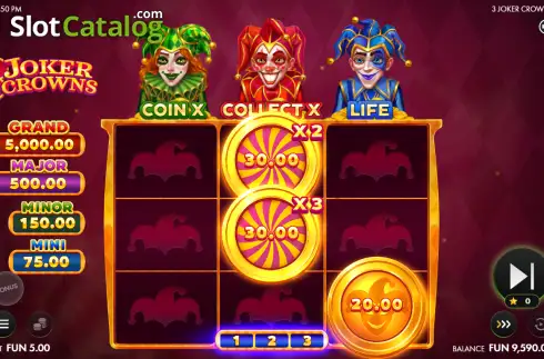 Οθόνη3. 3 Joker Crowns Κουλοχέρης 