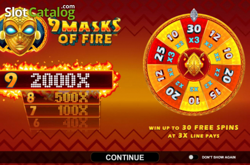Οθόνη2. 9 Masks Of Fire Κουλοχέρης