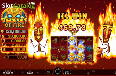 Οθόνη5. 9 Masks Of Fire Κουλοχέρης