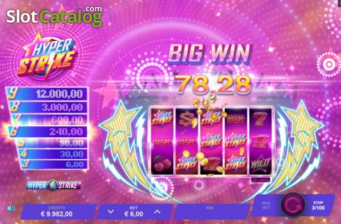 Οθόνη3. Hyper Strike Κουλοχέρης