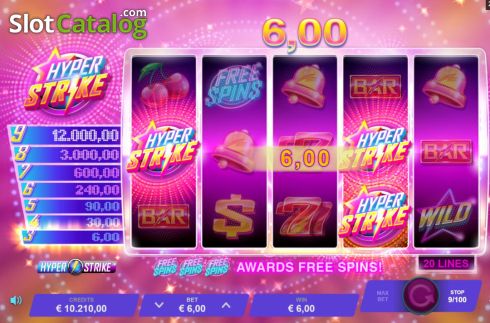 Οθόνη5. Hyper Strike Κουλοχέρης