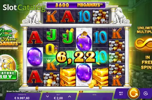 Οθόνη3. Break Da Bank Again Megaways Κουλοχέρης
