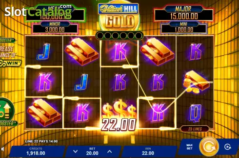 Οθόνη4. William Hill Gold Κουλοχέρης 