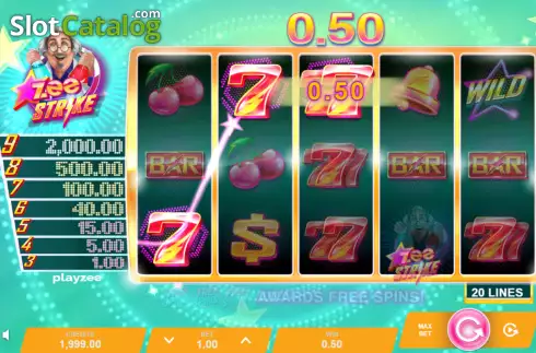 Οθόνη4. Zee Strike Κουλοχέρης 