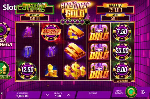Οθόνη2. Hyper Joker Gold Κουλοχέρης