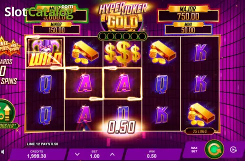 Οθόνη4. Hyper Joker Gold Κουλοχέρης