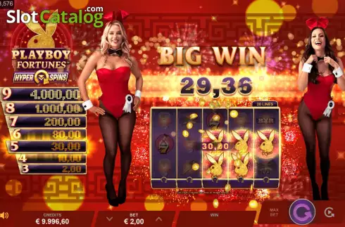 Οθόνη5. Playboy Fortunes HyperSpins Κουλοχέρης 