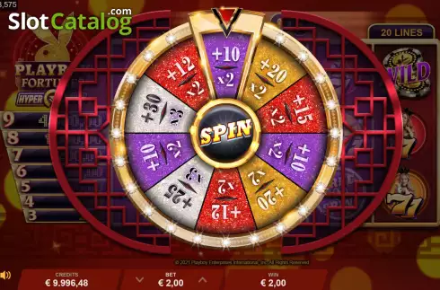 Οθόνη7. Playboy Fortunes HyperSpins Κουλοχέρης 