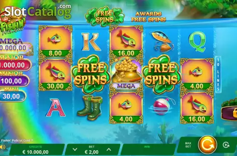 Οθόνη2. Fishin' Pots Of Gold Κουλοχέρης