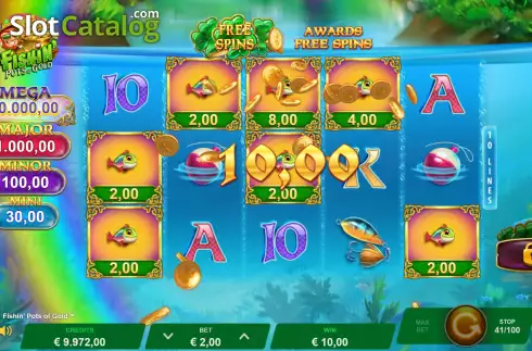 Οθόνη3. Fishin' Pots Of Gold Κουλοχέρης