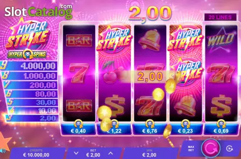 Οθόνη3. Hyper Strike HyperSpins Κουλοχέρης