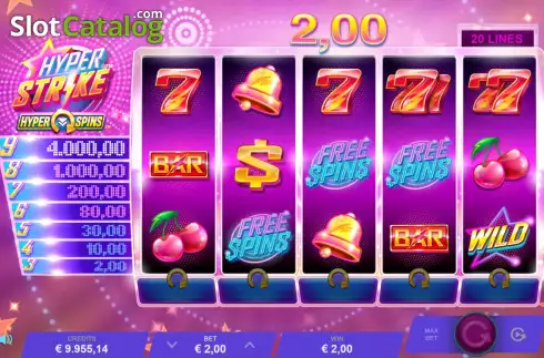 Οθόνη4. Hyper Strike HyperSpins Κουλοχέρης
