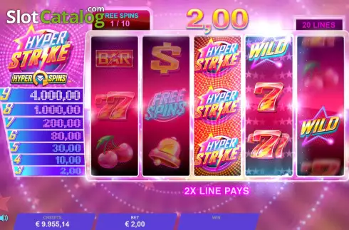 Οθόνη5. Hyper Strike HyperSpins Κουλοχέρης