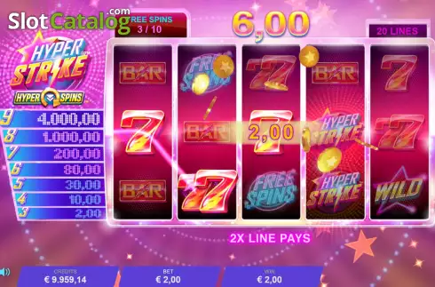 Οθόνη6. Hyper Strike HyperSpins Κουλοχέρης