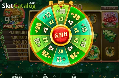 Οθόνη7. 9 Pots of Gold HyperSpins Κουλοχέρης